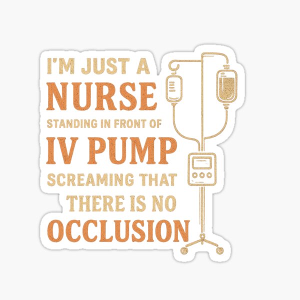 Item preview, IV Pump Nurse Life Humor designed and sold by catthemedic.
