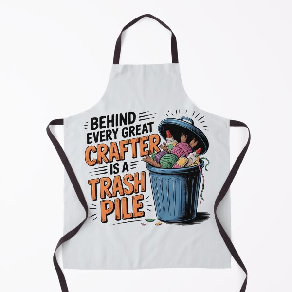 Item preview, Behind Every Great Crafter Is A Trash Pile designed and sold by Jollys-ArtShop.