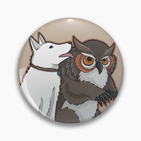 Item preview, Cute Scratch & Owlbear BG3 designed and sold by HelplessKupo.