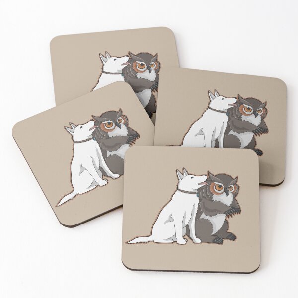 Item preview, Cute Scratch & Owlbear BG3 designed and sold by HelplessKupo.