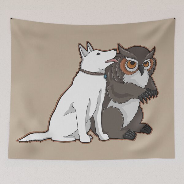 Item preview, Cute Scratch & Owlbear BG3 designed and sold by HelplessKupo.
