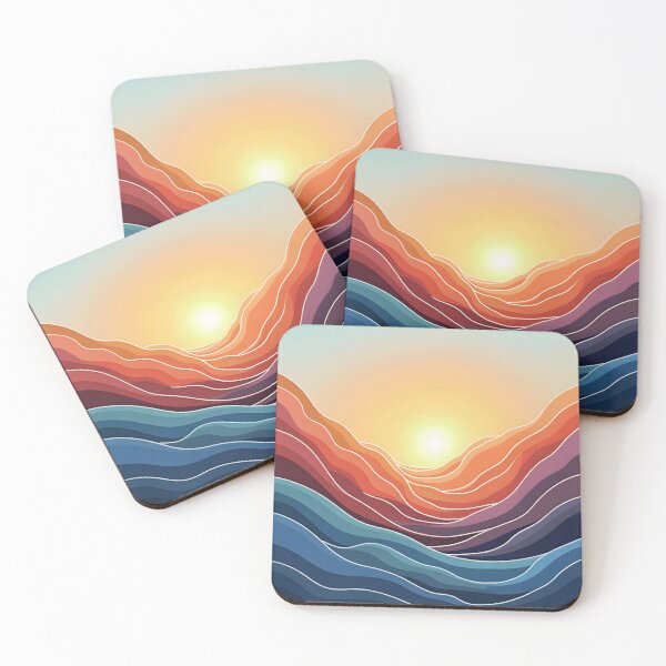 Item preview, Ocean Symphony at Dawn - Abstract AI Art designed and sold by nhk999.