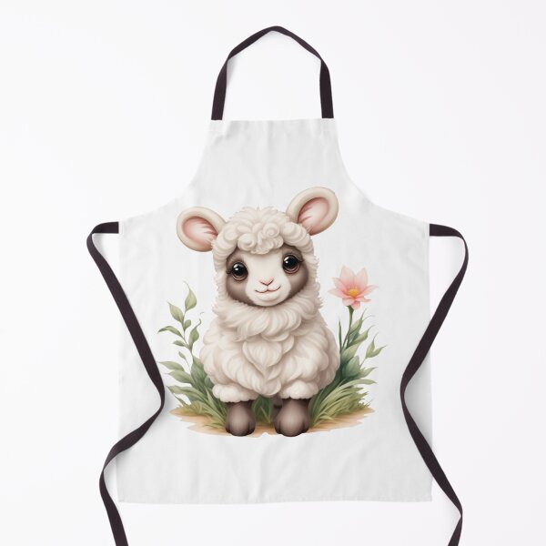 Item preview, Sweet Baby Lamb Clipart – Watercolor Illustration designed and sold by CharmingGarden.