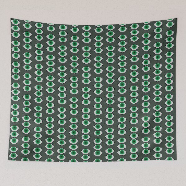 Item preview, Green Eyes designed and sold by Imaginary Bones Art .