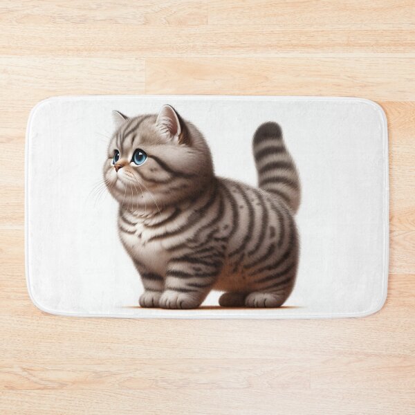 Item preview, Flat-Faced Tabby Cat Side View Portrait 2 designed and sold by FusionGaze.