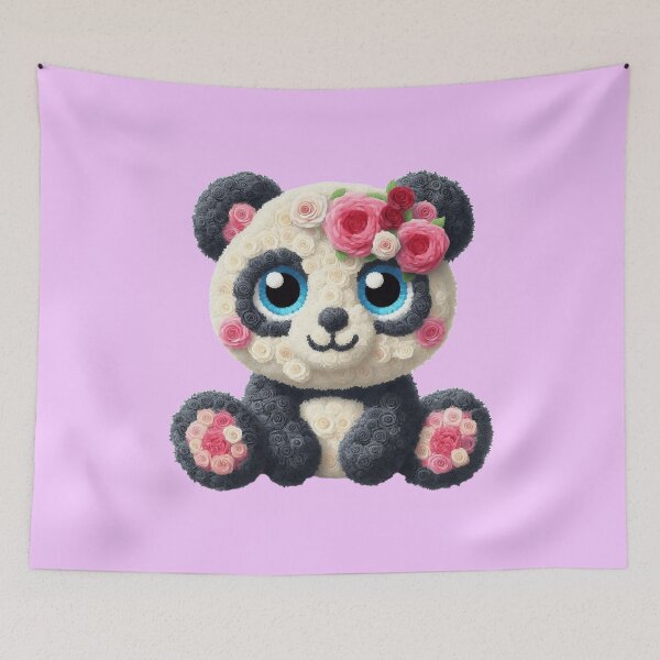 Item preview, Flower Panda 7 designed and sold by PANDALOVEART.
