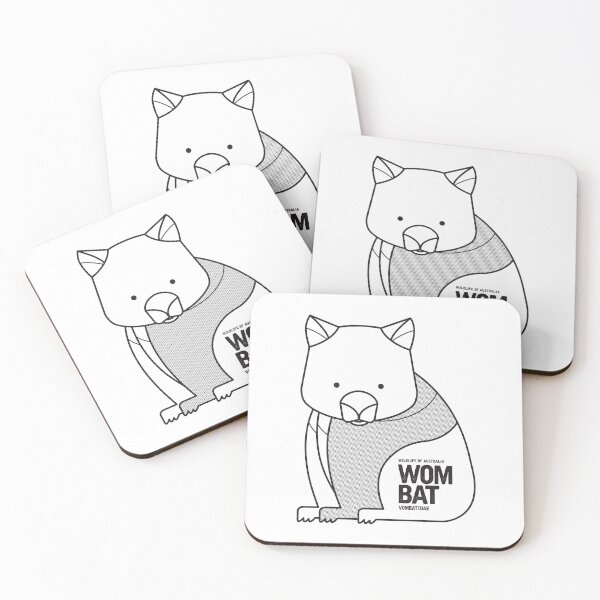 Item preview, Wombat, Wildlife of Australia designed and sold by printedsparrow.
