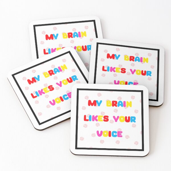 Item preview, My Brain Likes Your Voice designed and sold by HypnoMemers.