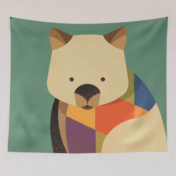 Item preview, Hello Wombat designed and sold by printedsparrow.