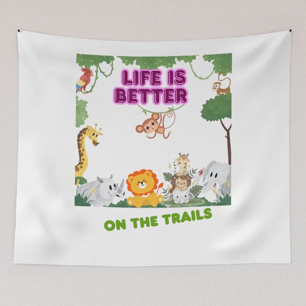 Item preview, Life is better On The Trail 2 designed and sold by cookiesTshirts.