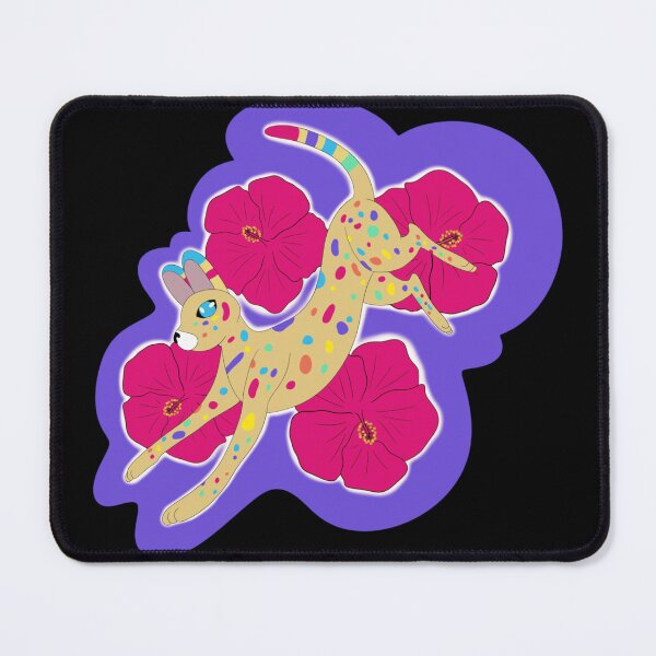 Item preview, Tropical Neon Serval Cat designed and sold by Galactic Paws.