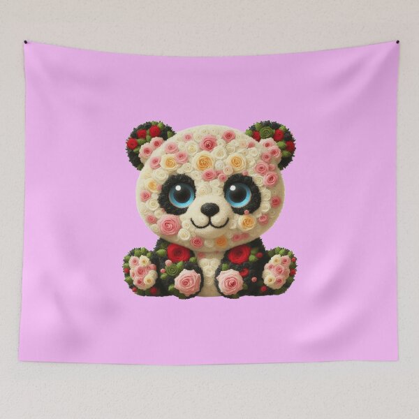 Item preview, Flower Panda 8 designed and sold by PANDALOVEART.