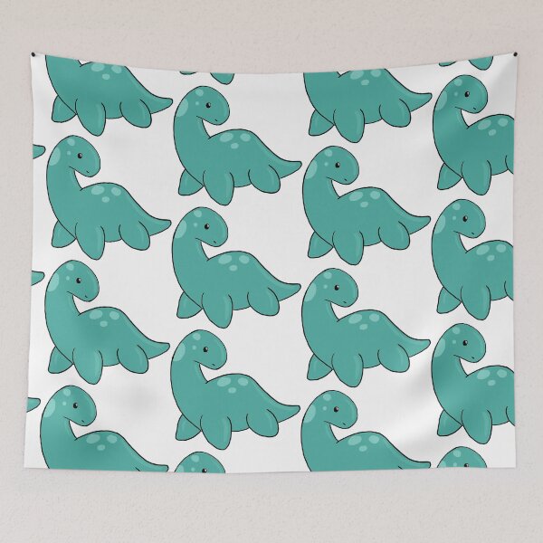 Item preview, Cute Baby Nessie – Kawaii Dinosaur Lake Monster | Whimsical Cryptid Art designed and sold by graceirisart.
