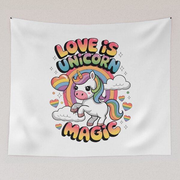 Item preview, Love Is Unicorn Magic designed and sold by Wegetees.