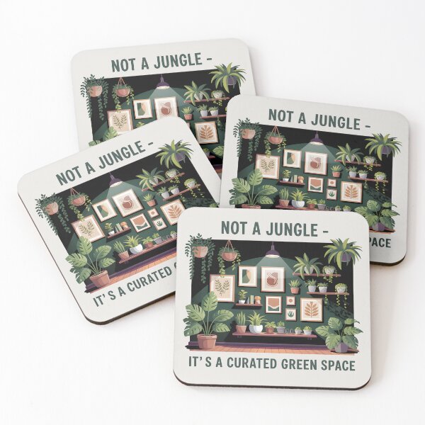 Item preview, Not a Jungle – It’s a Curated Green Space designed and sold by Jollys-ArtShop.