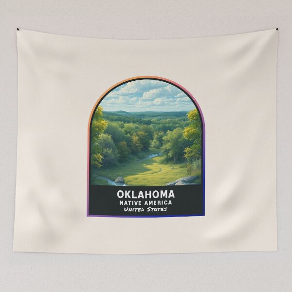 Item preview, Oklahoma (OK), State of the United States of America designed and sold by PinkandP.