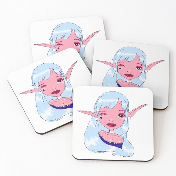 Item preview, Cute Elf Girl | Fantasy Pop Art designed and sold by TheWitchCoven.