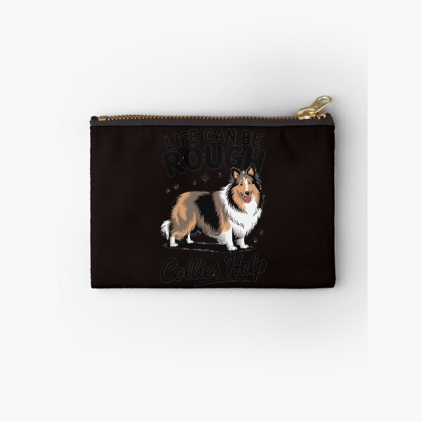 Item preview, Life Can Be Rough Collies Help Cute Rough Collie designed and sold by MAKOPOKOShop.