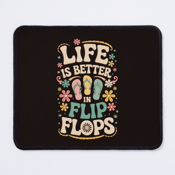 Item preview, Life Is A Better In Flip Flops Hello Summer designed and sold by MAKOPOKOShop.