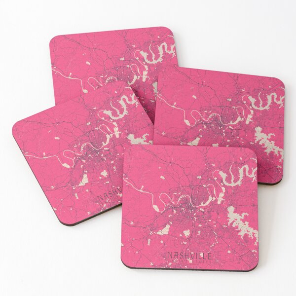 Item preview, Nashville City Map of Tennessee, USA - Blossom designed and sold by deMAP.