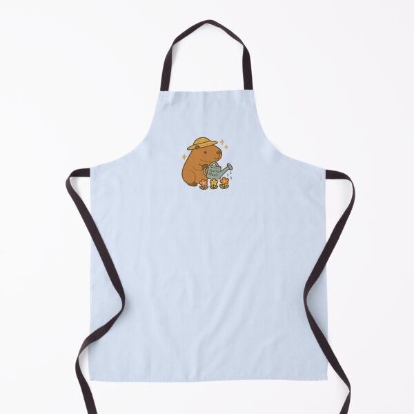 Item preview, Kawaii Capybara Gardener Watering Flowers with Spring Magic designed and sold by cloudsnacks.