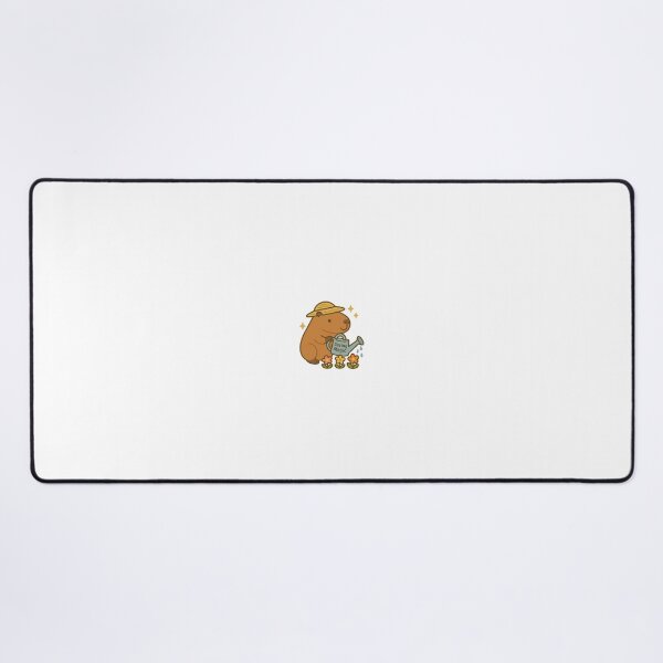 Item preview, Kawaii Capybara Gardener Watering Flowers with Spring Magic designed and sold by cloudsnacks.