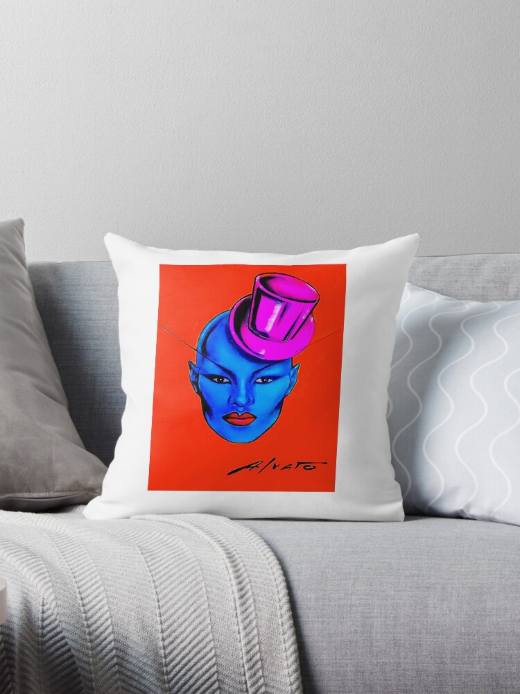 Thumbnail 1 of 4, Pillow, GRACE designed and sold by AlvaroArts.