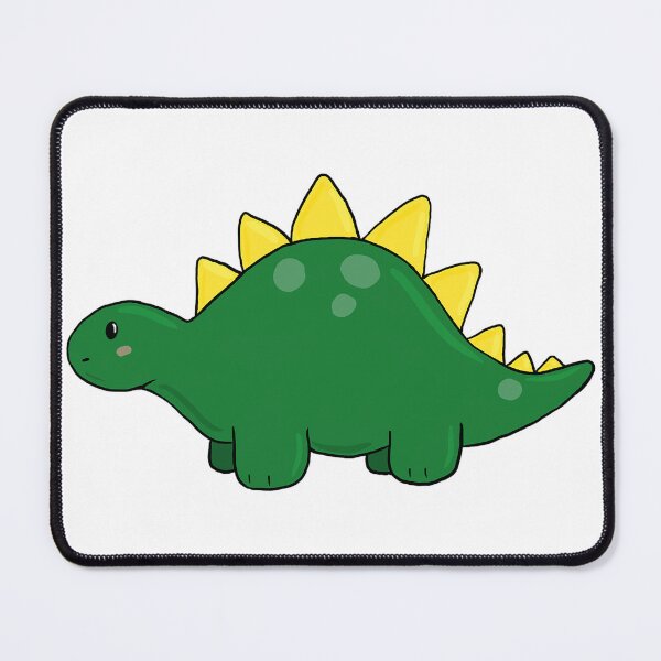 Item preview, Chunky Stegosaurus – Cute Dinosaur Art | Wholesome Dino Vibes designed and sold by graceirisart.