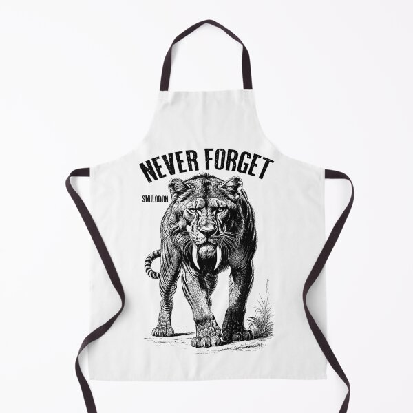 Item preview, Smilodon Never Forget Sabre Tooth Tiger Cat Paleontology designed and sold by GrandeDuc.