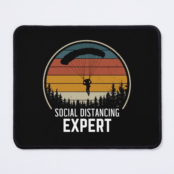 Item preview, Social Distancing Expert Skydiving Vintage designed and sold by idy-zone.