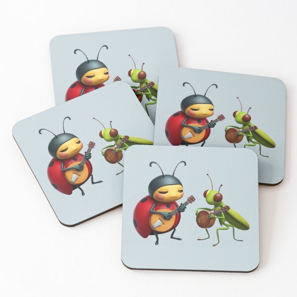 Item preview, Ladybug and Grasshopper Musicians designed and sold by Artbellachi.