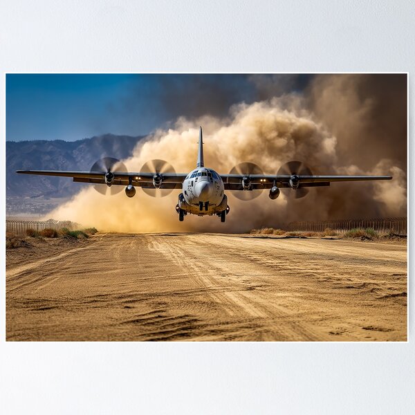 C-130 Hercules Desert Takeoff