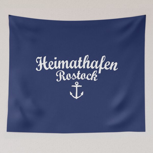 Item preview, Home port Rostock (White) Rostock designed and sold by theshirtshops.