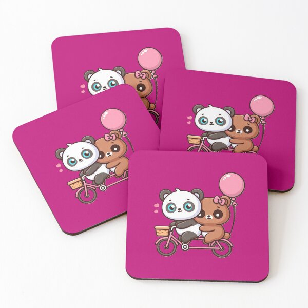 Item preview, Cycling Pandas - Panda Couples 5 designed and sold by PANDALOVEART.
