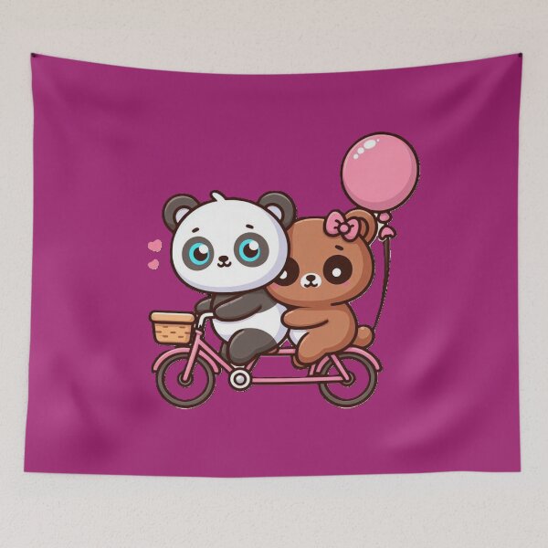 Item preview, Cycling Pandas - Panda Couples 5 designed and sold by PANDALOVEART.