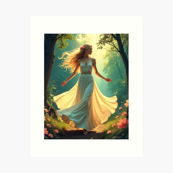 Item preview, psychedelic girl poster  designed and sold by anandsiva2703.