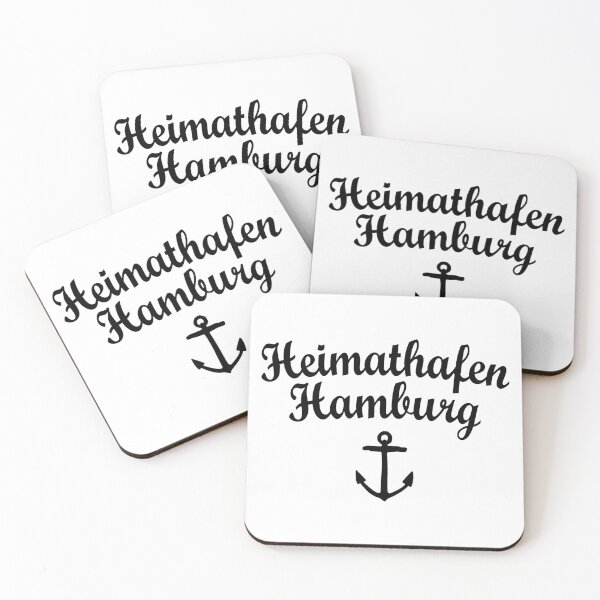 Item preview, Home port Hamburg (Black) Hamburg designed and sold by theshirtshops.