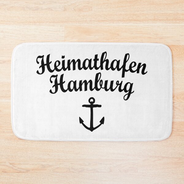 Item preview, Home port Hamburg (Black) Hamburg designed and sold by theshirtshops.