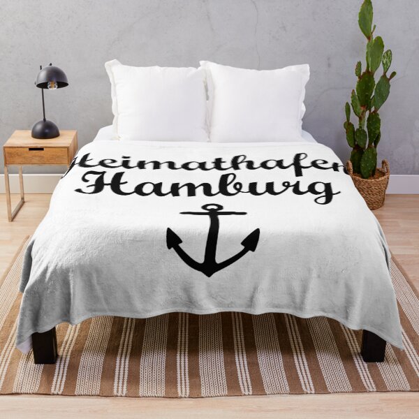 Item preview, Home port Hamburg (Black) Hamburg designed and sold by theshirtshops.