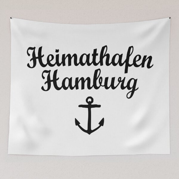 Item preview, Home port Hamburg (Black) Hamburg designed and sold by theshirtshops.