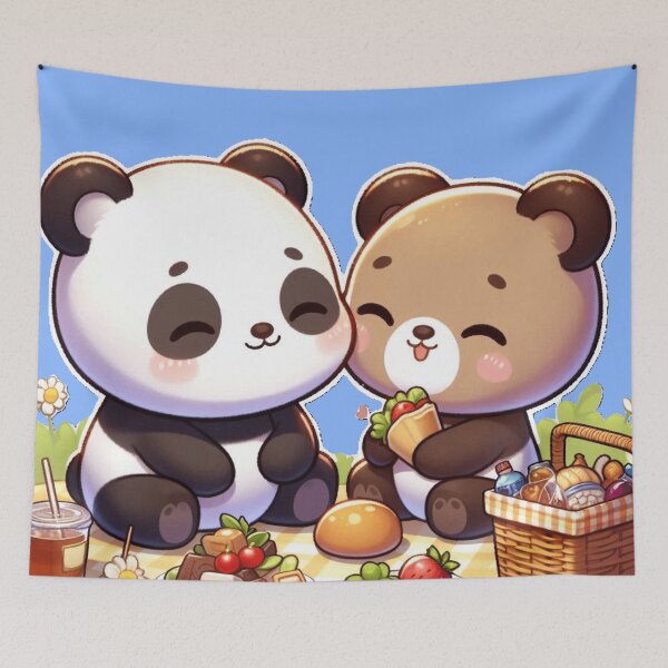 Item preview, Panda Picnic - Parejas de Pandas 6 designed and sold by PANDALOVEART.