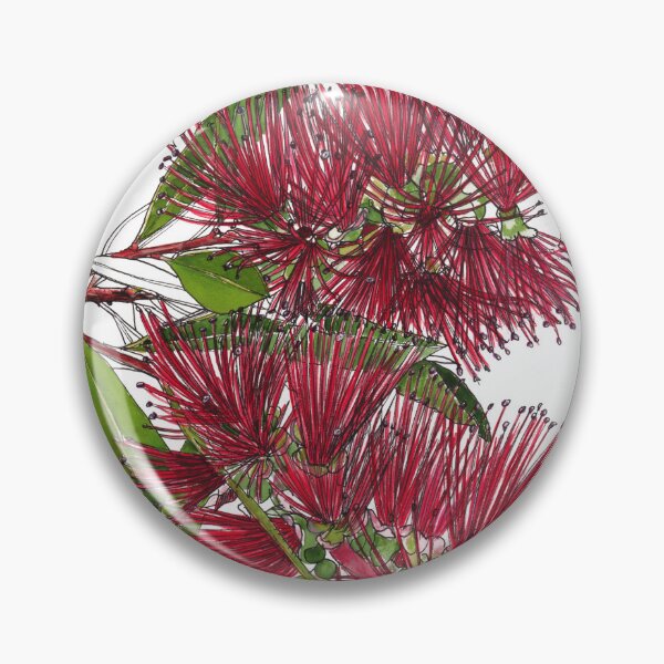 Item preview, Bottlebrush flowers red Australian flora designed and sold by blueidesign.
