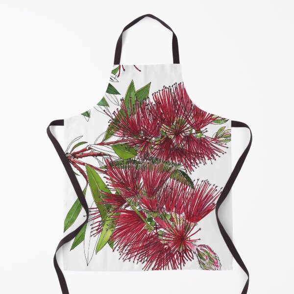Item preview, Bottlebrush flowers red Australian flora designed and sold by blueidesign.