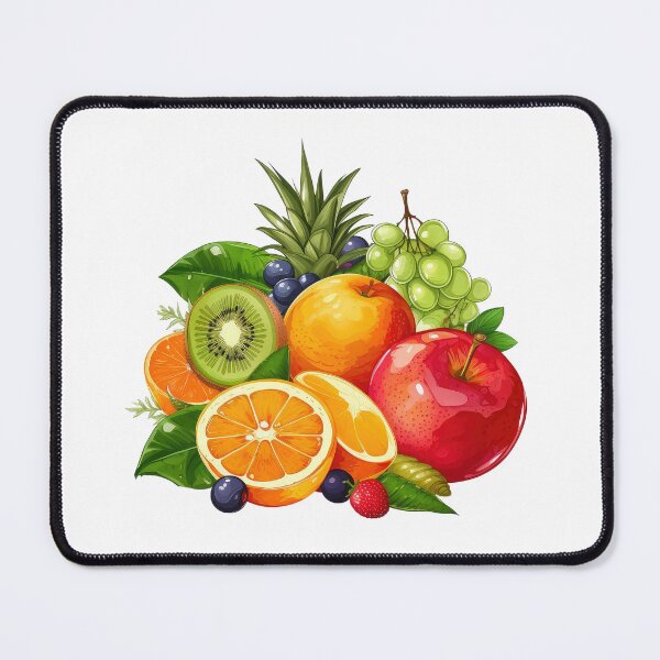 Item preview,  Colorful Fruit Clipart – Watercolor Tropical Fruit Mix designed and sold by SylvieVibes.