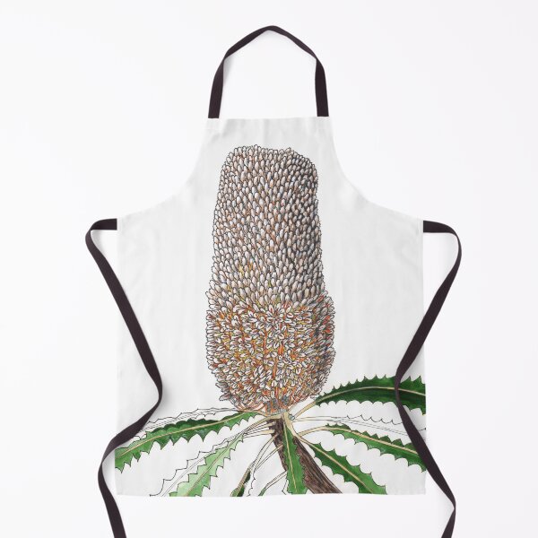 Artikelvorschau, Banksia Australische Flora Orange entworfen und verkauft von blueidesign.