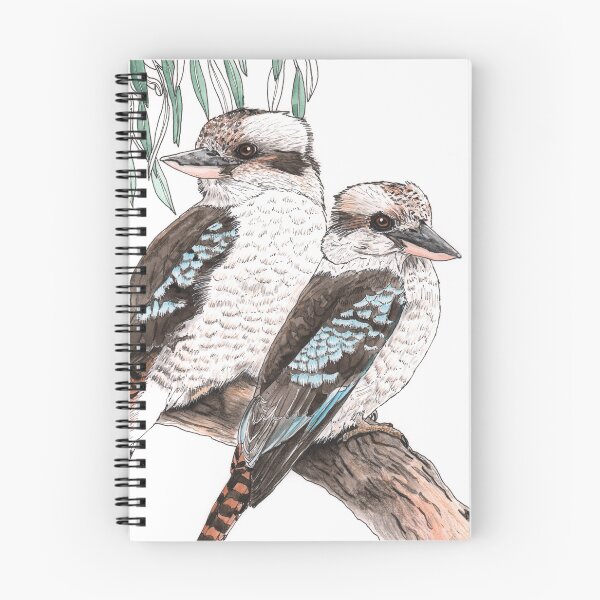 Item preview, Kookaburra Pair Gum Tree designed and sold by blueidesign.