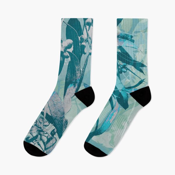 Item preview, Eucalyptus leaves buds green blue designed and sold by blueidesign.