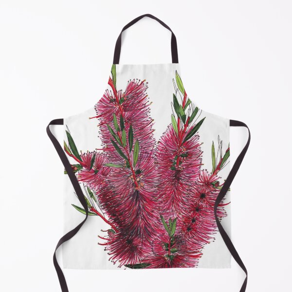 Item preview, Bottlebrush flowers pink Australian flora designed and sold by blueidesign.