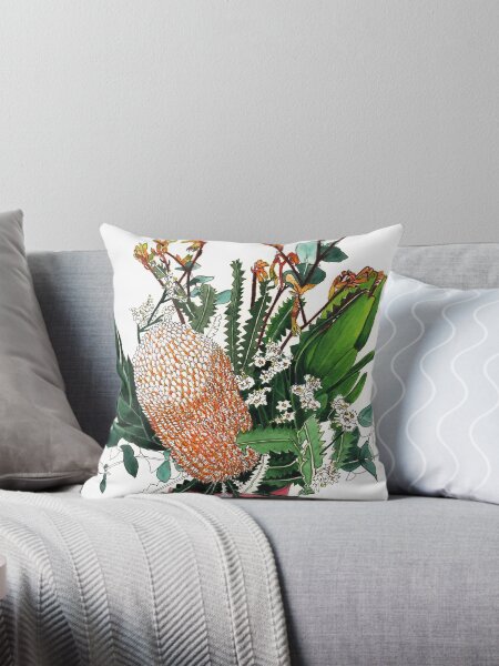 Artikel-Vorschau von Australische einheimische Pflanze Banksia Kangaroo Paw, designt und verkauft von blueidesign.