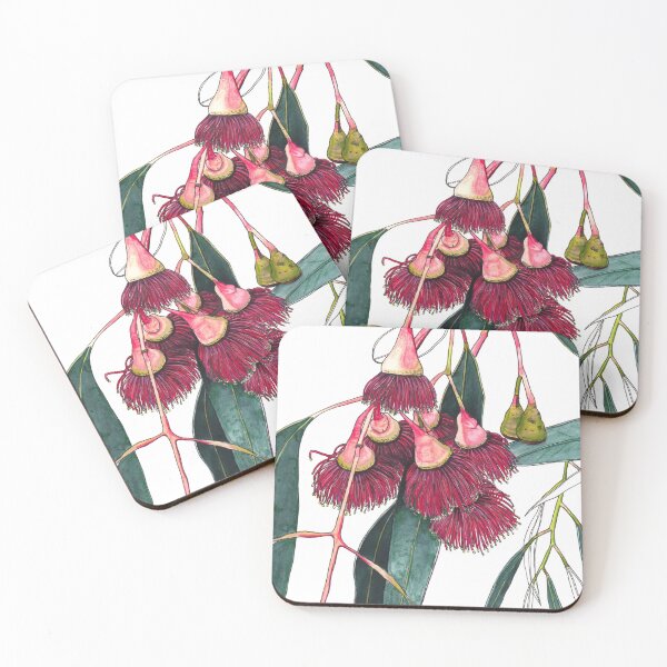 Item preview, Gum blossom Eucalyptus pink designed and sold by blueidesign.